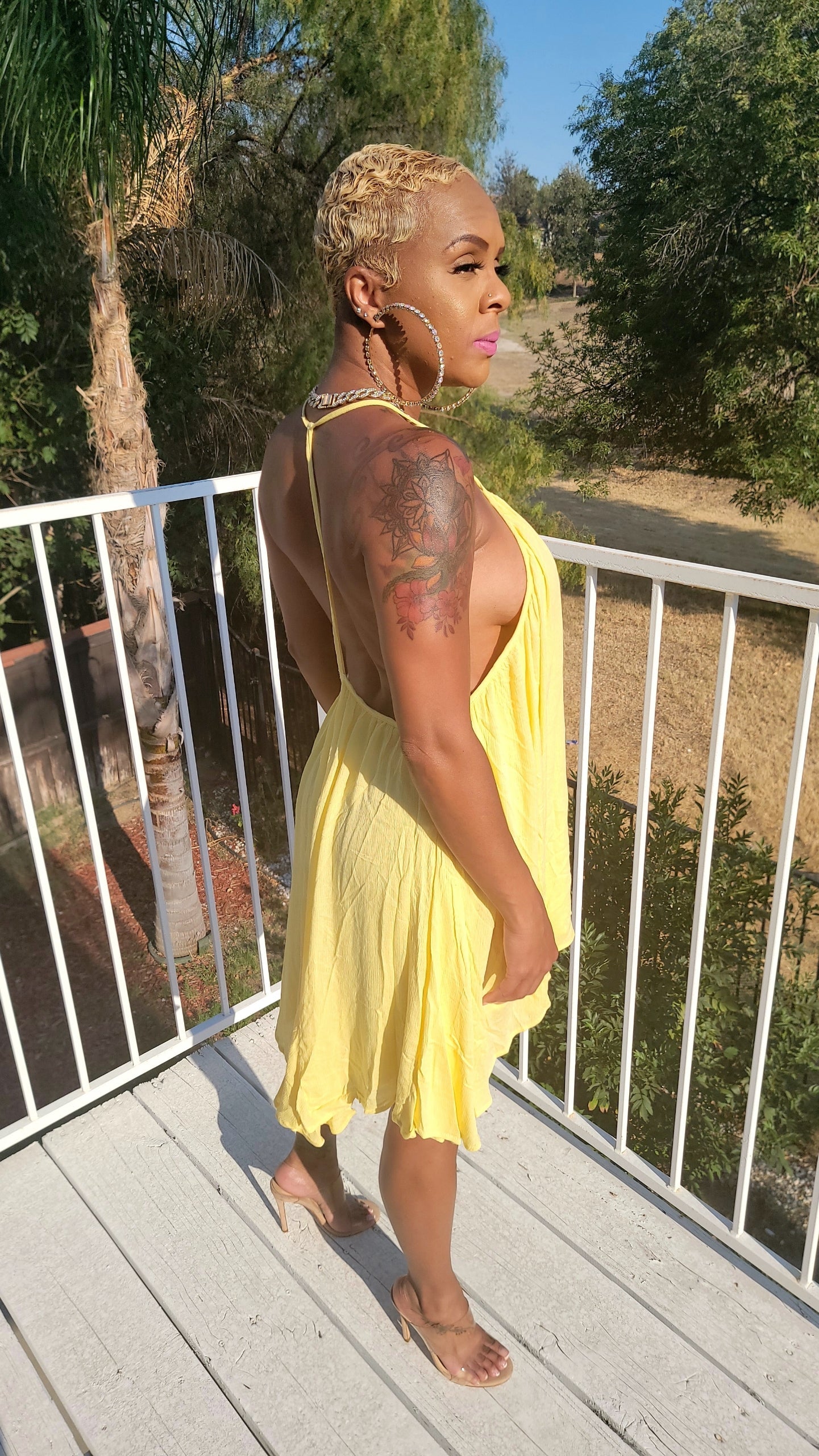 Angelic Flow dress (yellow)