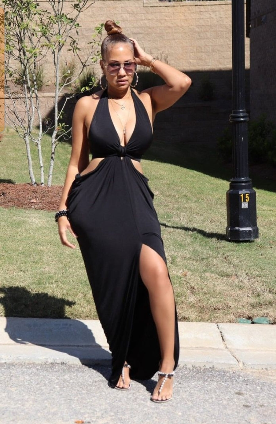 Watch Me Work maxi dress
