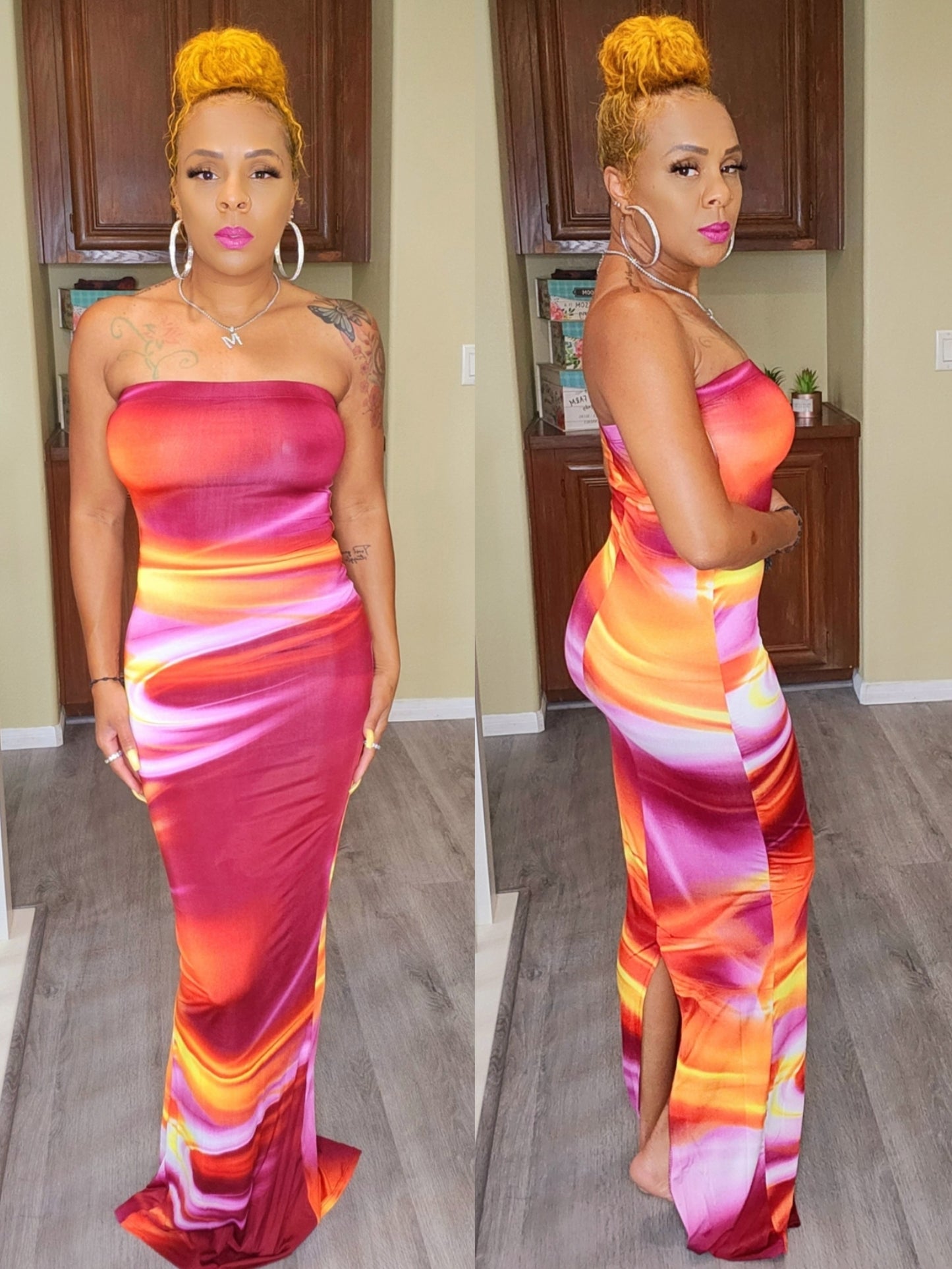 Over the Horizon tube dress
