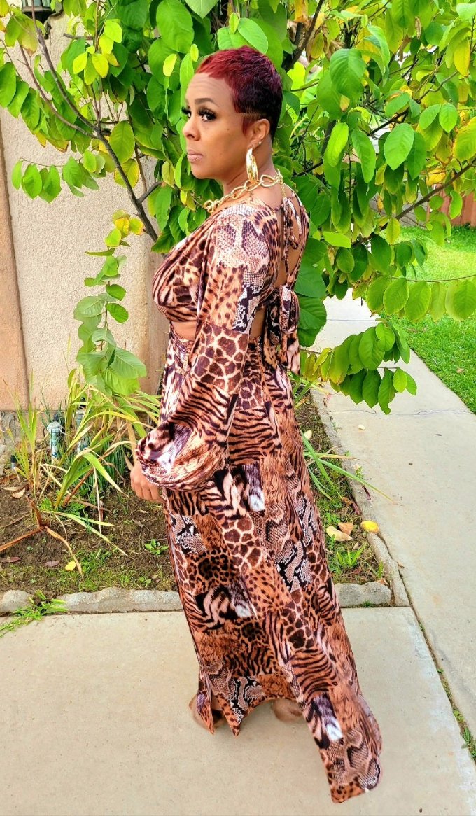 Driving Him Wild maxi dress