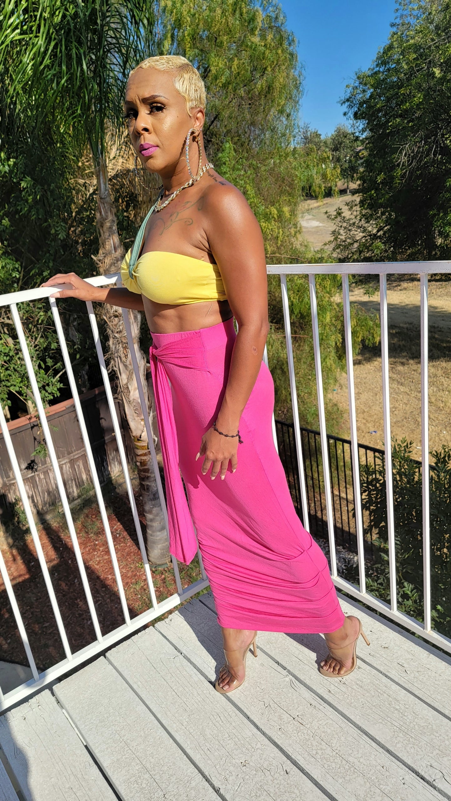 Tiki Punch skirt set