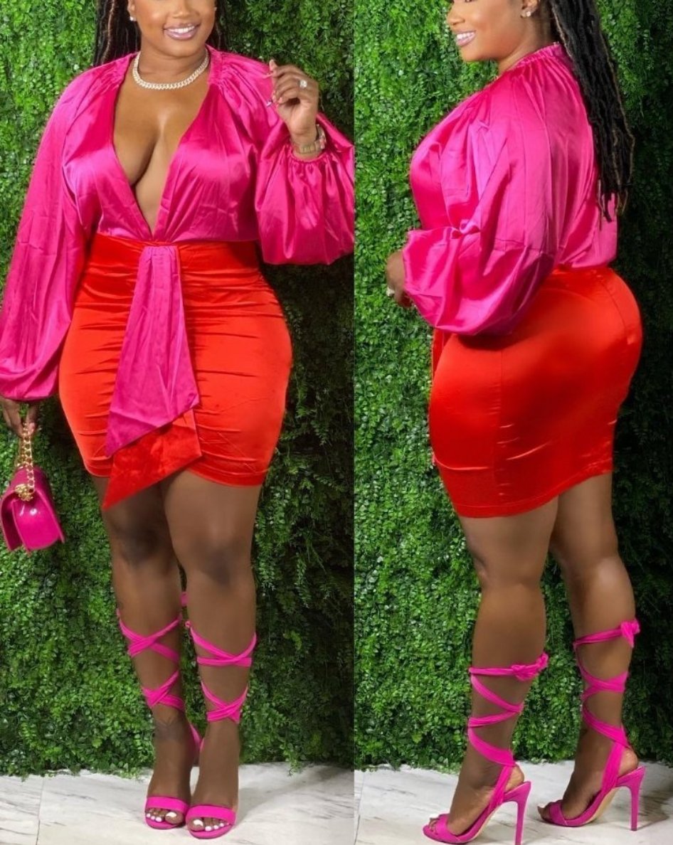Only For 1 Night skirt set
