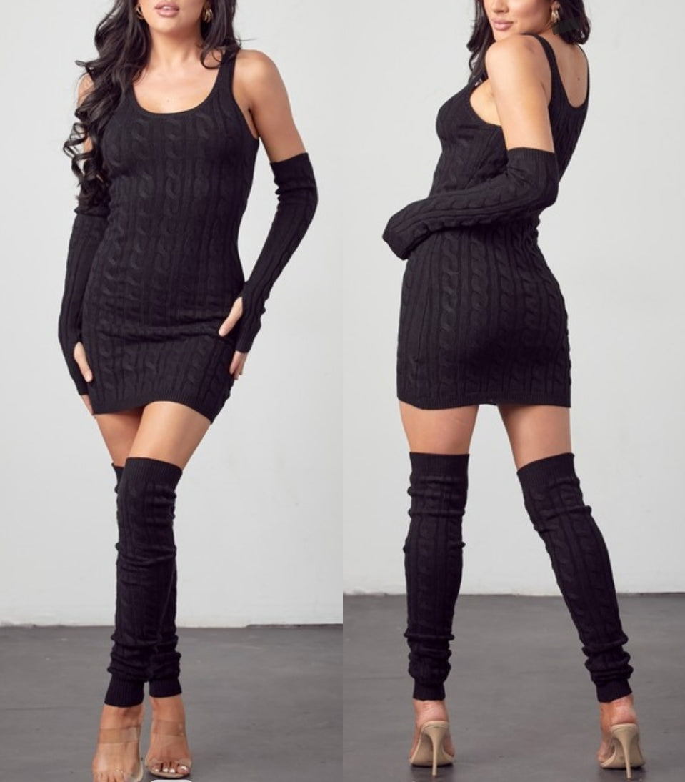 Love Me Close knit dress set