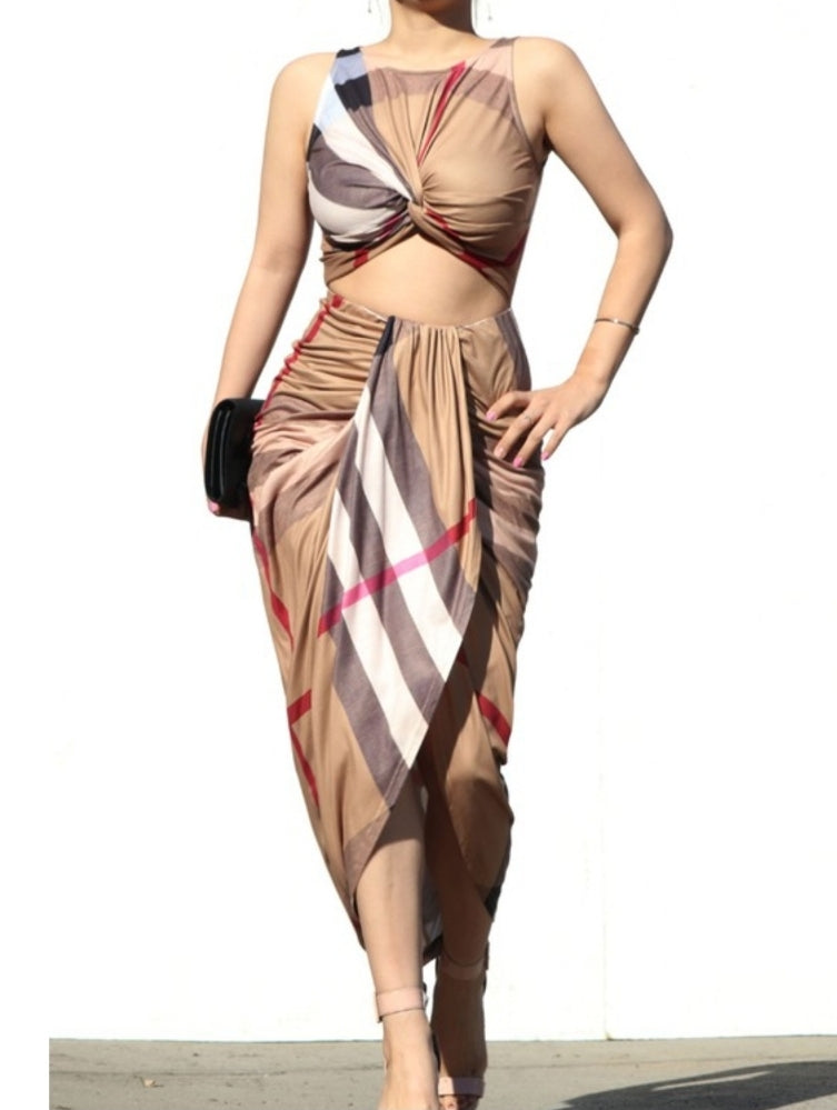 Berry with a Twist dress