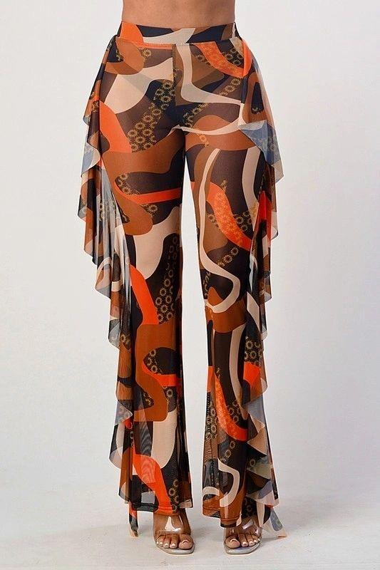 Make Em Squirm mesh cover up pants