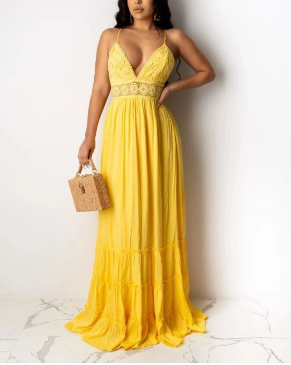 Miss Lady Lace maxi dress