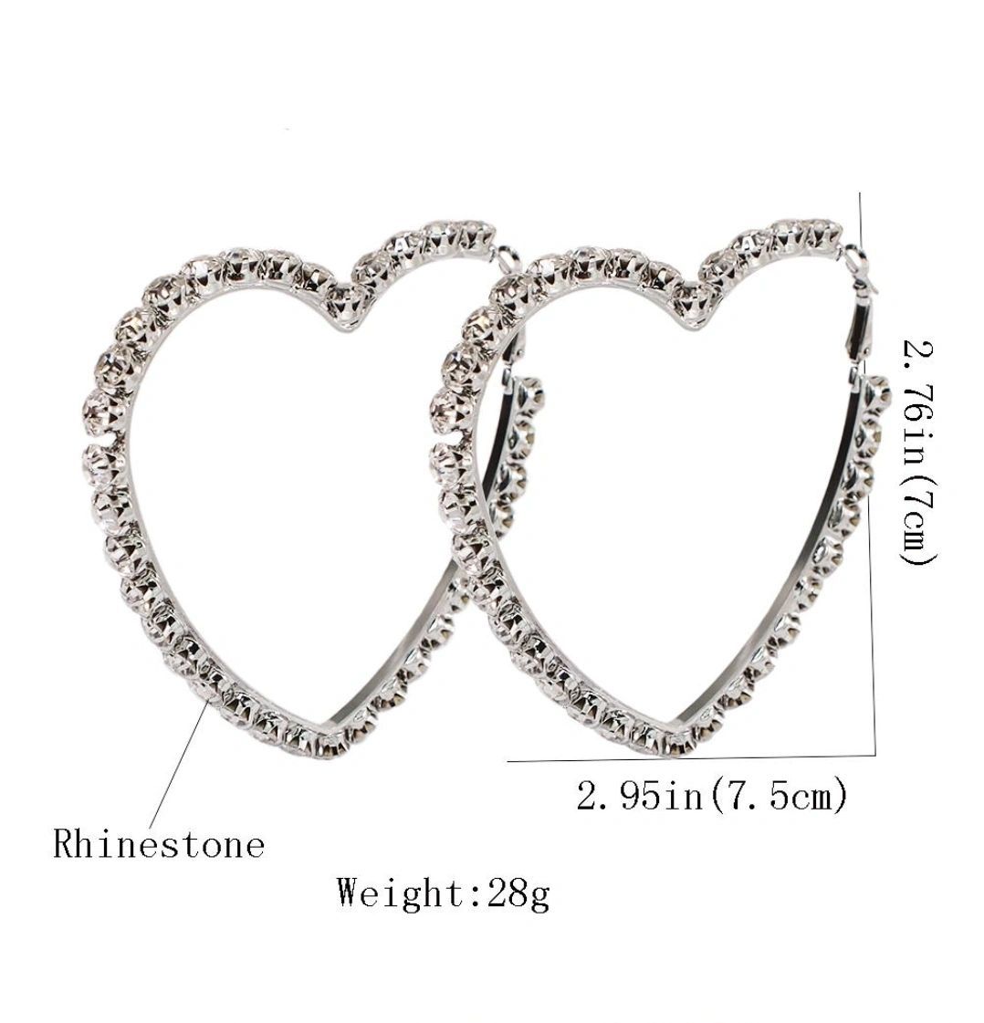 Love Wins rhinestone earrings