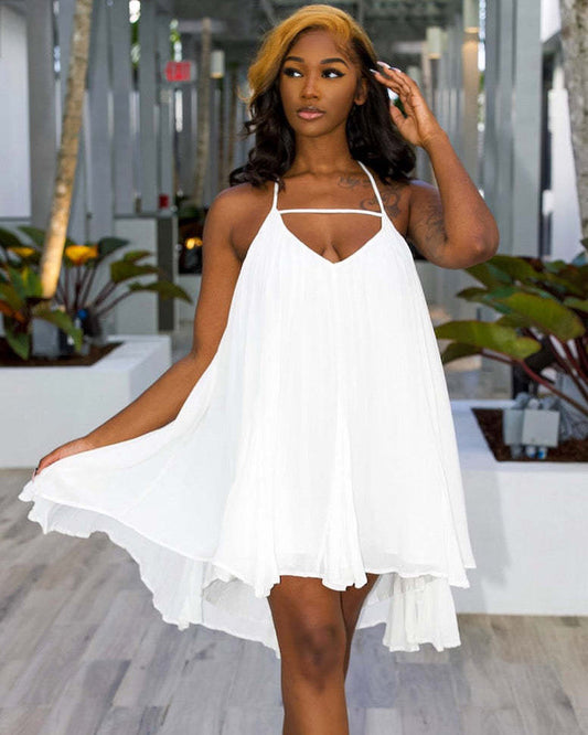 Angelic Flow dress - white