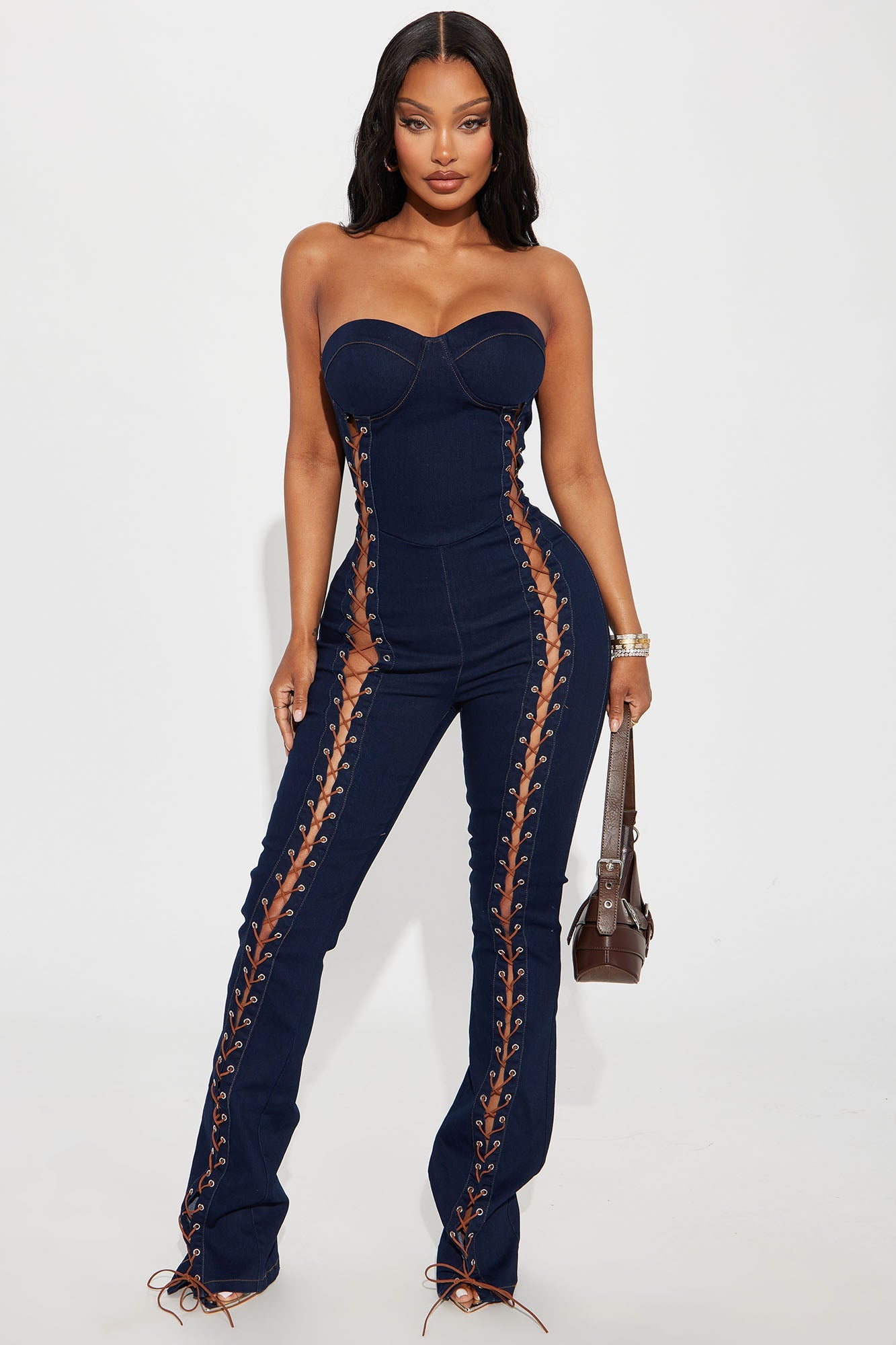 Bring It On denim jumpsuit