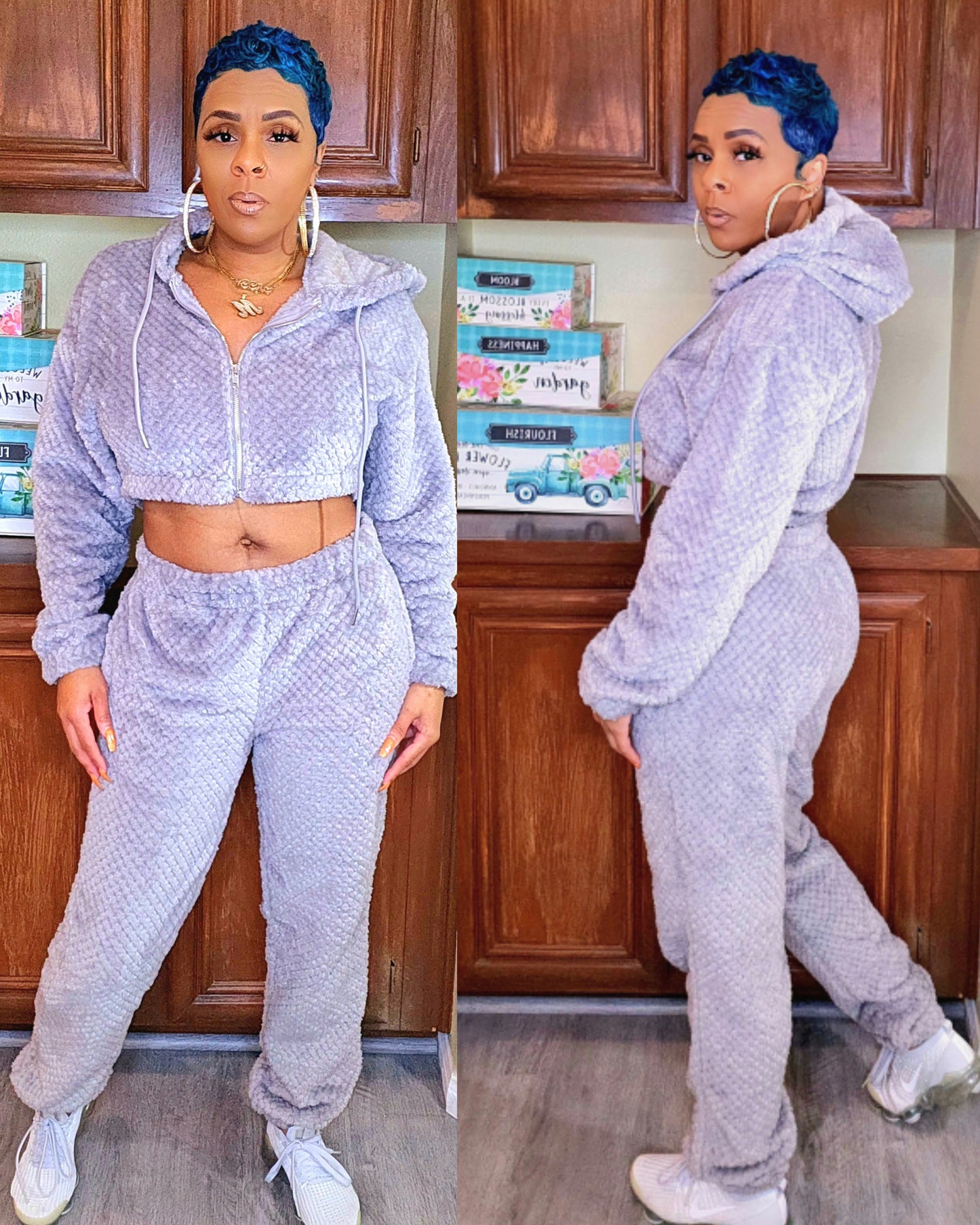 Teddy set (Grey)