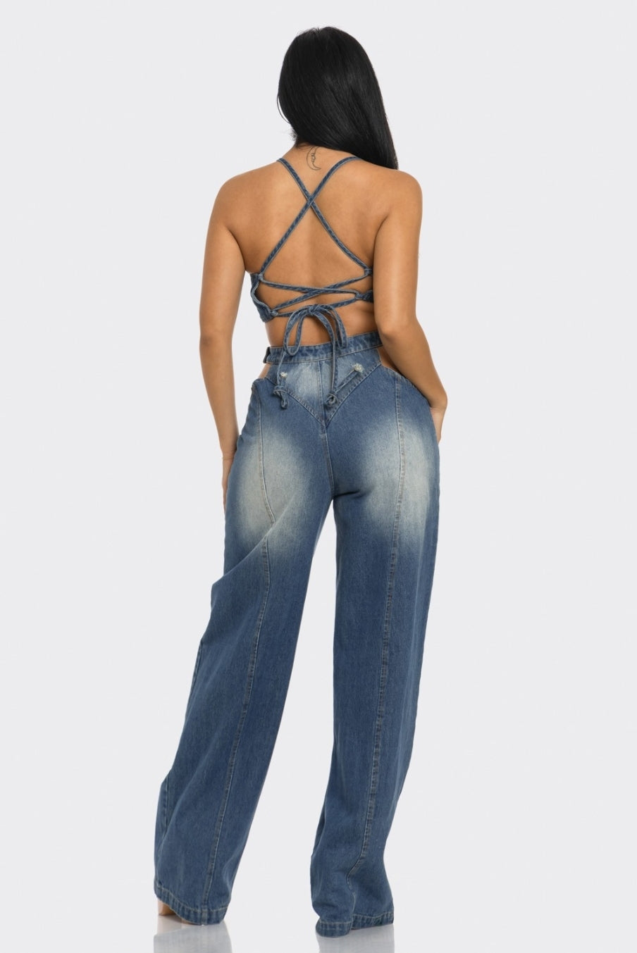 X-factor denim jumpsuit