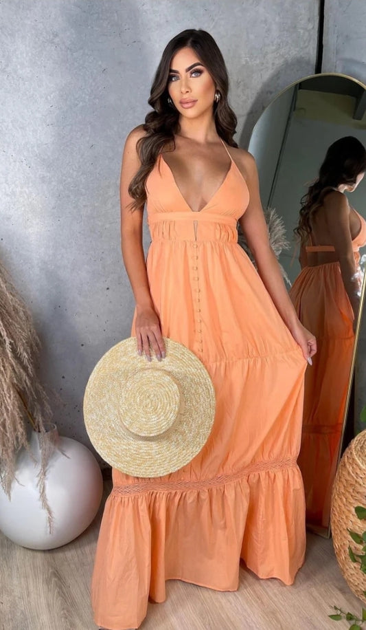 Tropical Sunset maxi