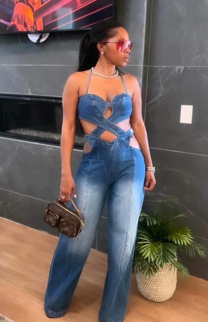 X-factor denim jumpsuit