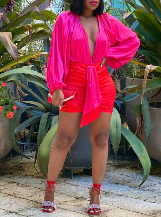 Only For 1 Night skirt set