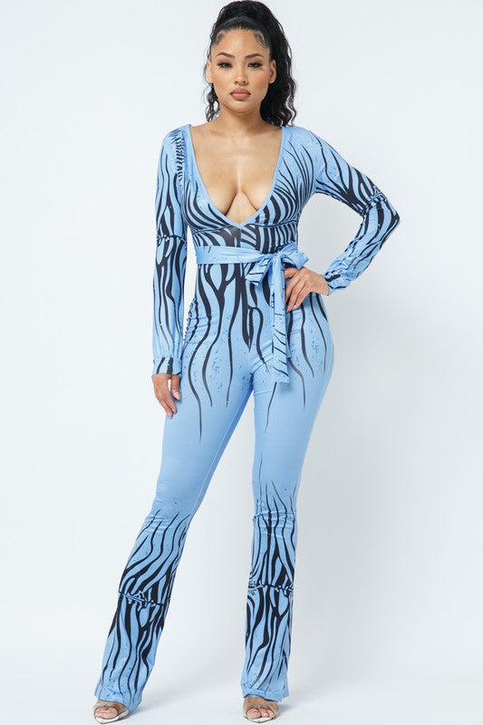 Blue Zebra jumpsuit