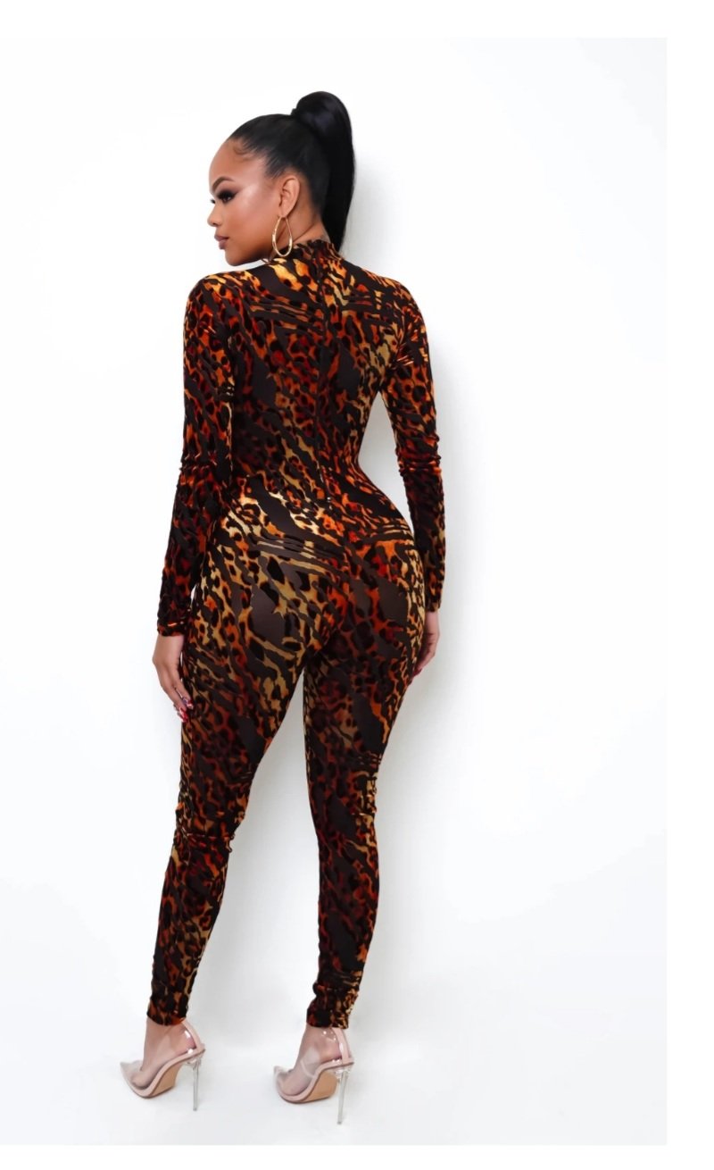 Feline jumpsuit