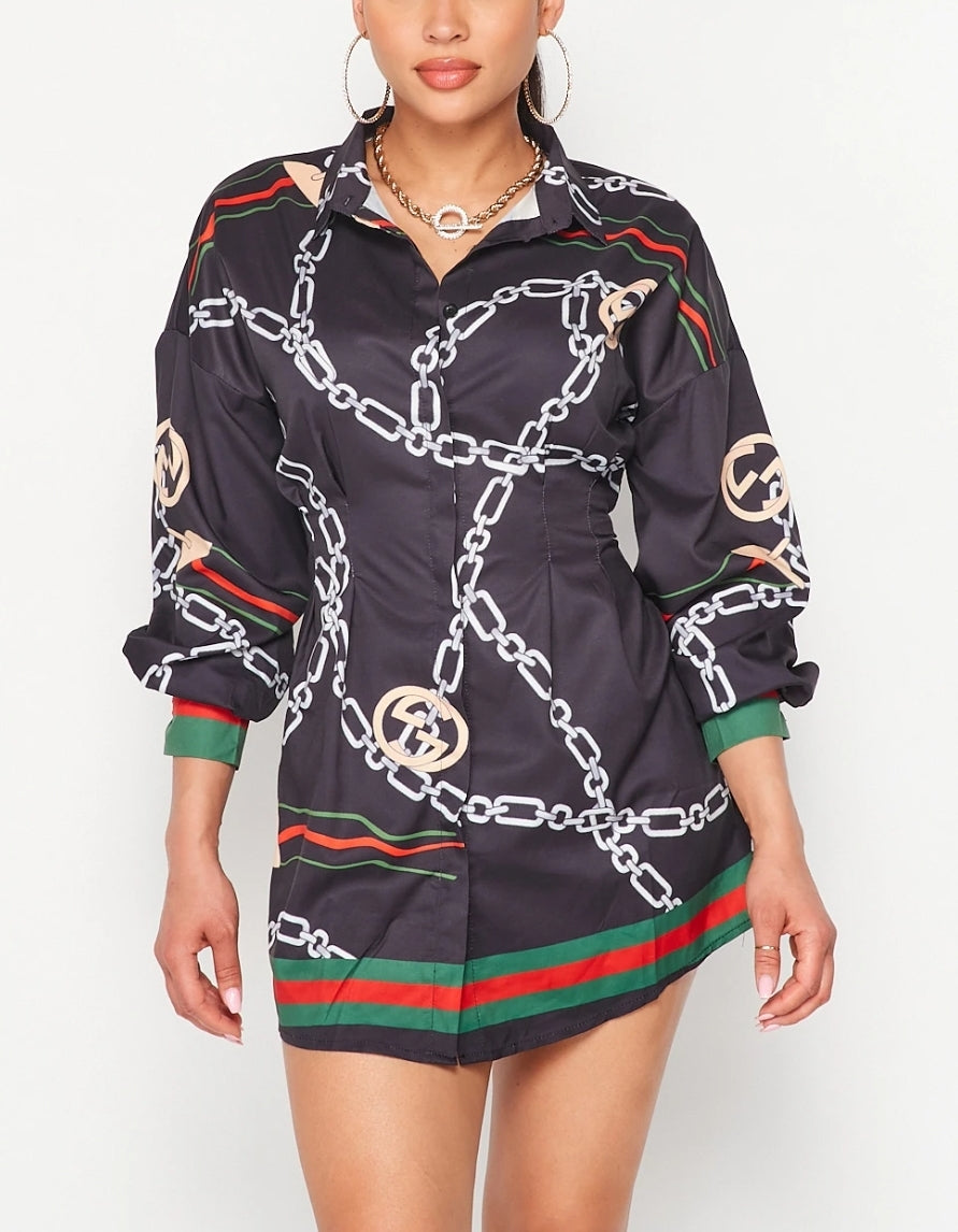 Lets Link Up shirt dress