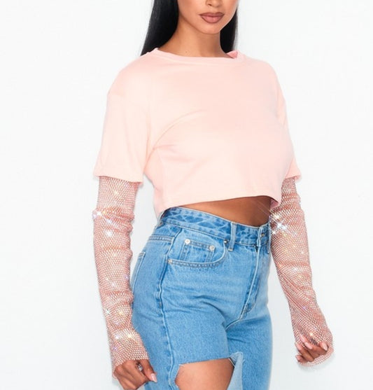 Peaches Crop Top