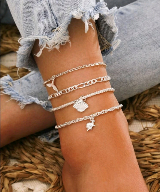 Beach Babe anklet set