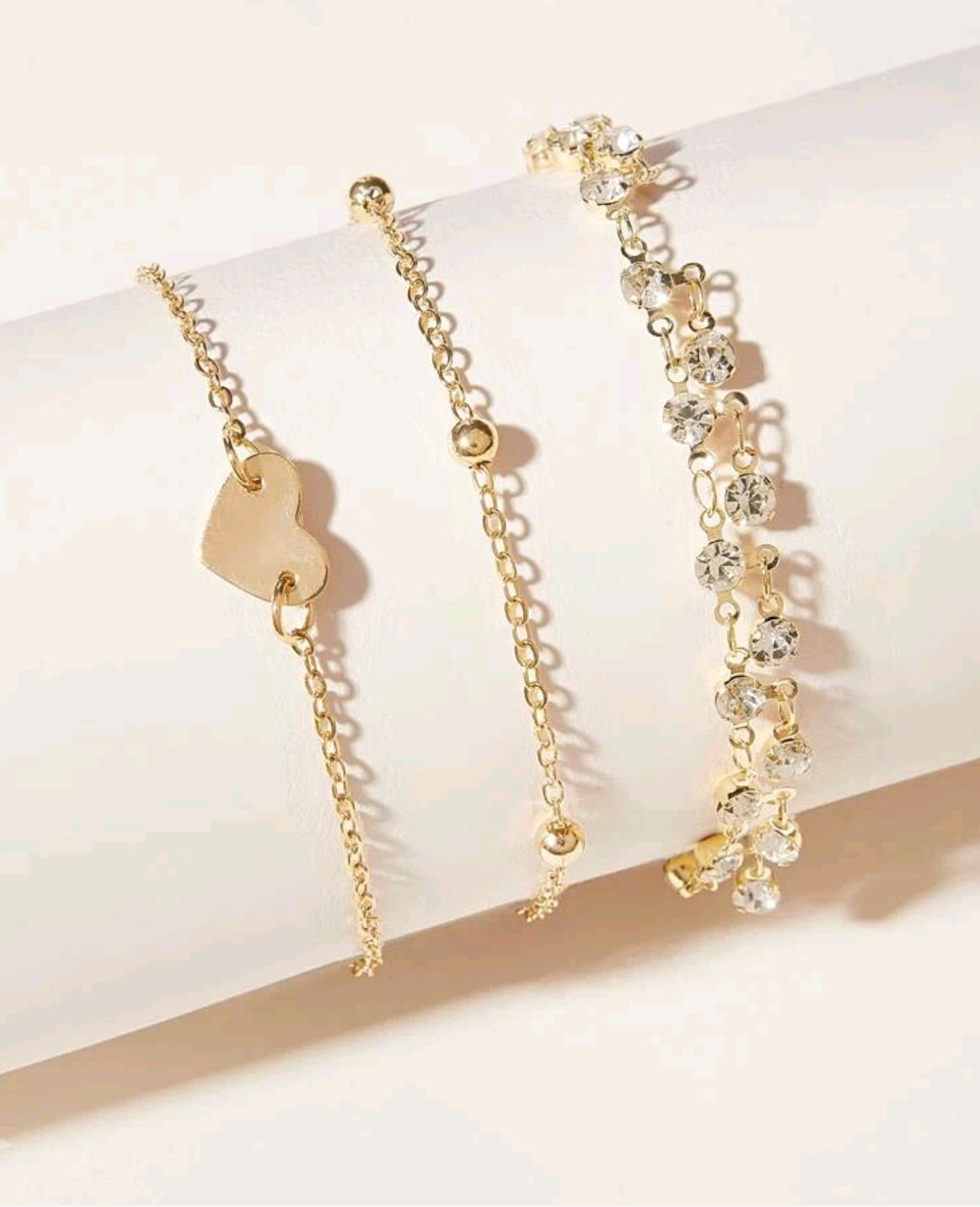 Love is Crystal Clear anklet