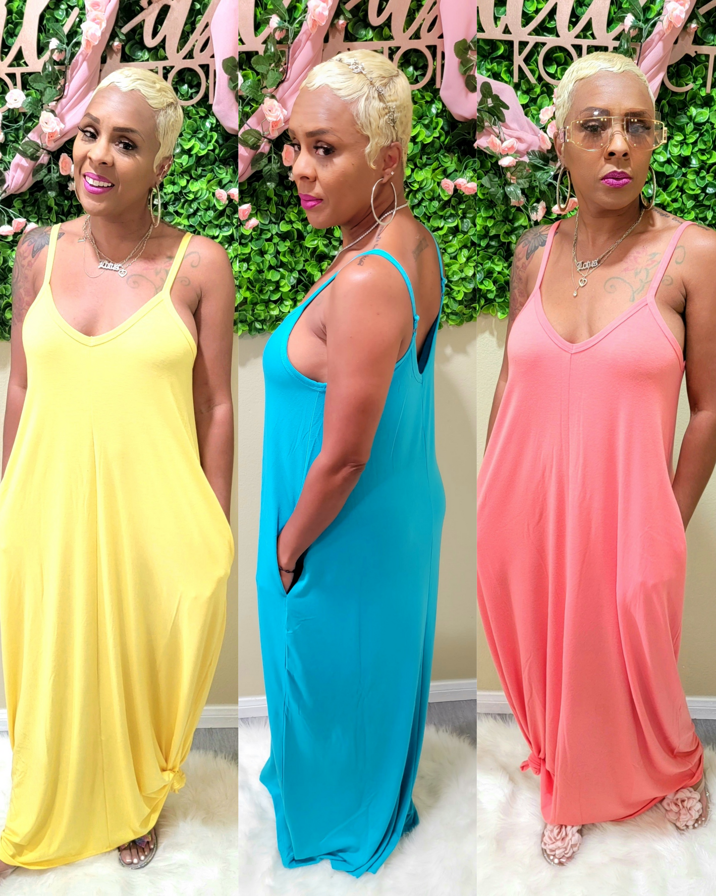 Cami maxi dress - 7 colors