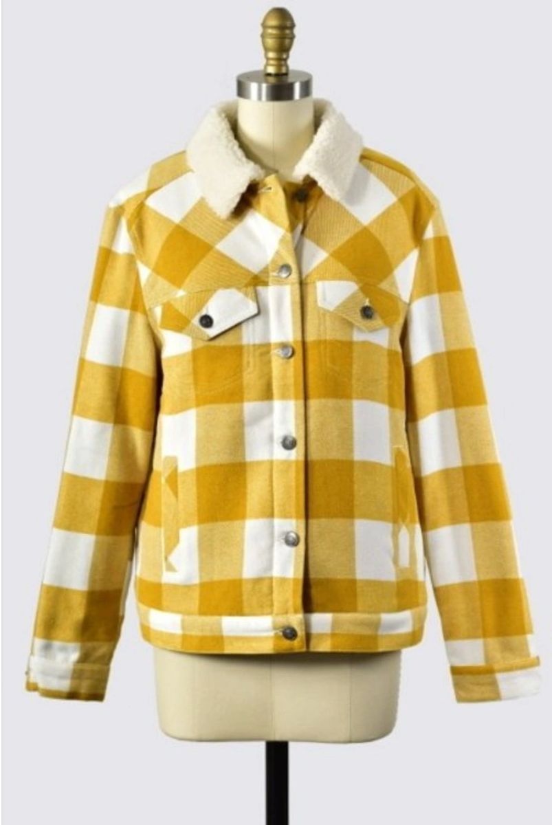 Pretty Girl Plaid lumberjack jacket